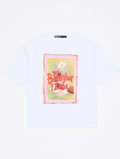 Bimba Y Lola Logo-print T-shirt In 白色