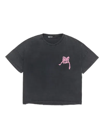 Bimba Y Lola Logo-print T-shirt In Black