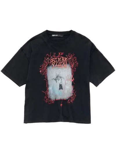 Bimba Y Lola Logo-print T-shirt In Black