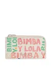 Bimba Y Lola Logo-print Wallet In Neutrals