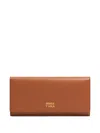 Bimba Y Lola Logo-stamp Wallet In Brown