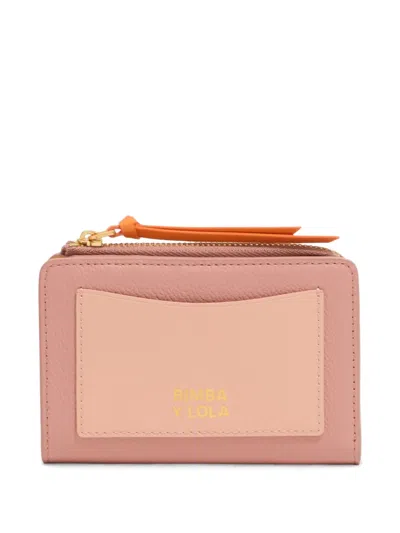 Bimba Y Lola Logo-stamp Wallet In Pink