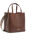 Bimba Y Lola Logo Strap Tote Bag In Brown