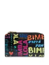 Bimba Y Lola Logo Wallet In Black