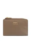 Bimba Y Lola Logo Zip Wallet In Brown