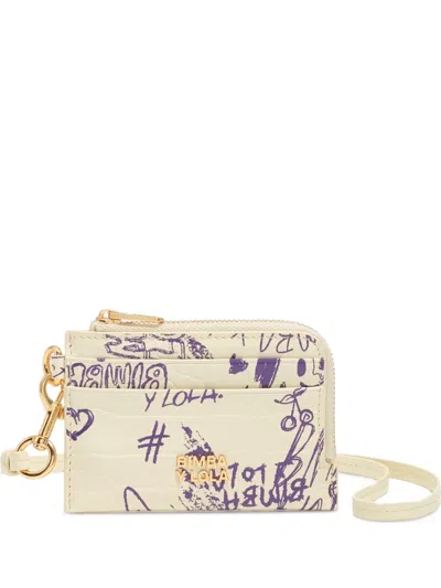 Bimba Y Lola Logo Zip Wallet In Neutral