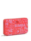 Bimba Y Lola Logo Zip Wallet In Red