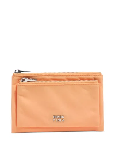 Bimba Y Lola Logo-lettering Purse In Orange