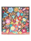 Bimba Y Lola Loral-print Scarf In Grey