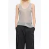 Bimba Y Lola Lurex Knit Top In Gray