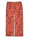 Bimba Y Lola Lynx-print Straight-leg Trousers In Multi