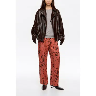 Bimba Y Lola Lynx Straight Leg Trousers, No Waistband In Multi