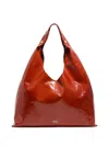 Bimba Y Lola Maxi Bikini Paper Shoulder Bag In Red