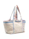 Bimba Y Lola Maxi Check-pattern Tote Bag In Neutral