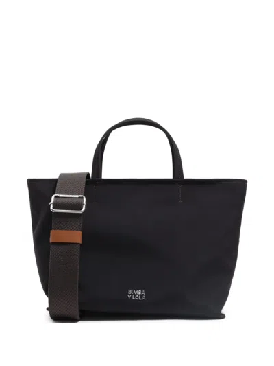 Bimba Y Lola Medium Chihuahua Tote Bag In Black