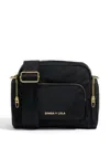 Bimba Y Lola Medium Nylon Pouch Crossbody Bag In Schwarz