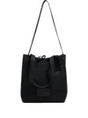Bimba Y Lola Medium Flyknit Shoulder Bag In Black