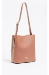 Bimba Y Lola Medium Leather Carlino Bag In Pink