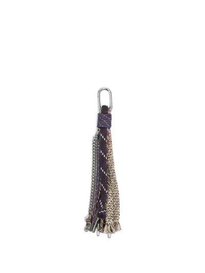 Bimba Y Lola Medium Leather Shoulder Bag In Multi