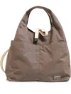 Bimba Y Lola Medium Leather Tote Bag In Neutrals