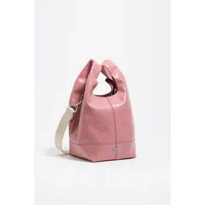 Bimba Y Lola Medium Leather Tote Bag In Pink