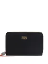 Bimba Y Lola Medium Logo-lettering Wallet In Black
