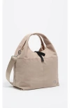 Bimba Y Lola Medium Nylon Paper Bag In Neutral