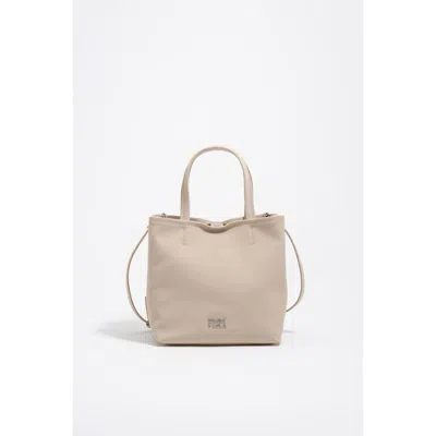 Bimba Y Lola Medium Shopper Bag In Sand