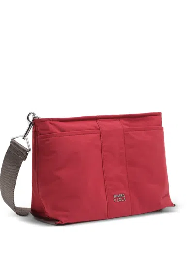 Bimba Y Lola Medium Trapezium Cross Body Bag In Red
