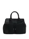 Bimba Y Lola Medium Utility-pocket Tote Bag In Black