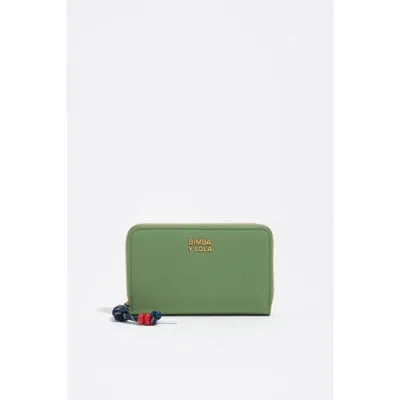 Bimba Y Lola Medium Wallet In Green