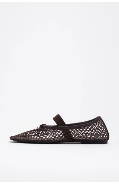 Bimba Y Lola Mesh Ballerina In Brown