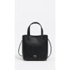 Bimba Y Lola Top-handle Leather Satchel Bag In Black