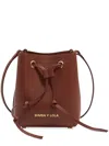 Bimba Y Lola Mini Chihuahua Bucket Bag In Brown