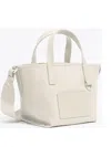 Bimba Y Lola Mini Logo-patch Tote Bag In Neutrals