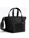 Bimba Y Lola Mini Nylon Tote Bag In Black
