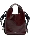 Bimba Y Lola Mini Paper Tote Bag In Brown