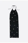 Bimba Y Lola Mirrored Halter-neck Sarong Dress In Multi
