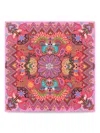 Bimba Y Lola Mix-print Scarf In Red