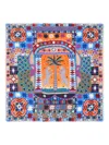 Bimba Y Lola Mix-print Shawl In Blue