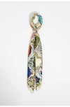 Bimba Y Lola Mosaic Scarf Charm In Multi