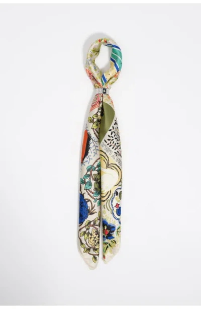 Bimba Y Lola Mosaic Scarf Charm In Multi