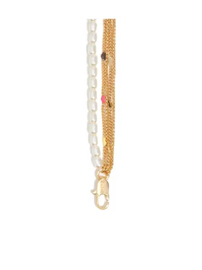 Bimba Y Lola Multi-chain Bracelet In Gold