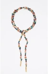 Bimba Y Lola Multicolor Stones Necklace In Multi