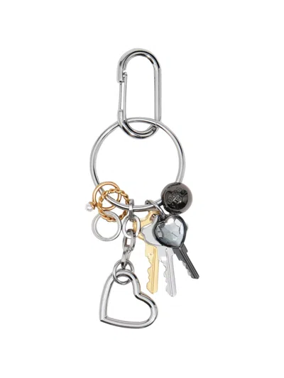 Bimba Y Lola Multi-key Metal Keychain In Metallic
