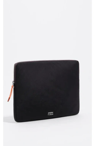 Bimba Y Lola Nylon 13.5" Laptop Sleeve In Black