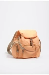 Bimba Y Lola Pocket Drawstring Backpack In Blue