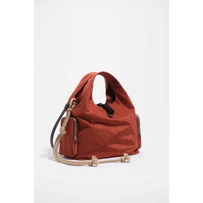 Bimba Y Lola Medium Rope-detail Shoulder Bag In Brown