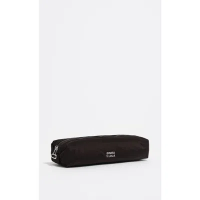 Bimba Y Lola Nylon Make-up Case In Black