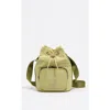 Bimba Y Lola Nylon Mini Bag Adjustable Strap In Green